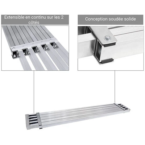 KIT Plateforme Télescopique - Longueur De 3.50m - Hauteur De Travail Max 2.47m - 402310/686602 – Image 5