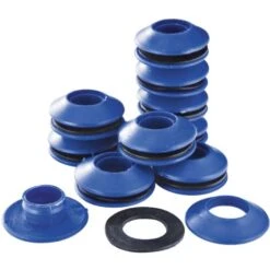 Lot De 10 Oeillets Auto Perforants Pour Bâches Bleu