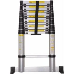 Varan Motors - DLT214B-2019 Echelle Télescopique En Alu De 4.40m, 15 échelons