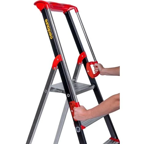 ESCABEAUX ALUMINIUM PRO UP CENTAURE 5 MARCHES SERTIES -239205 – Image 3