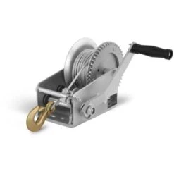 MSW Treuil Manuel Bateau Treuil Anti-Retour 1130 - 2800 Kg Cliquet Câble Acier 10 M