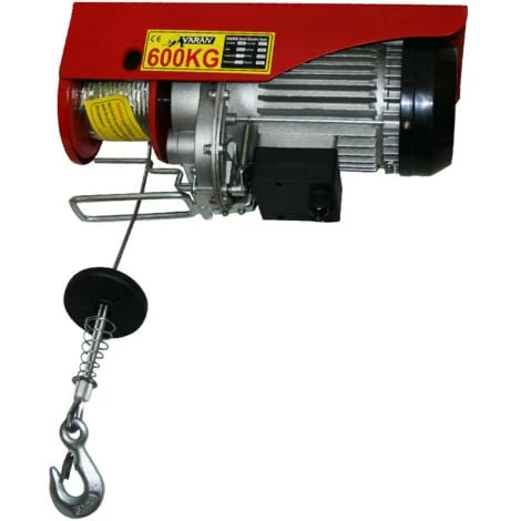 Varan Motors - Var-PA600M Treuil Palan électrique 230V 300 / 600KG 1200W Avec Télécommande – Image 5