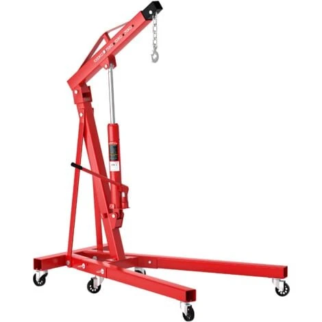 Grue D‘atelier Pliable Charge 1000kg Max. Bras De Levage 960-1240 Mm Chèvre De Levage Atelier Garage