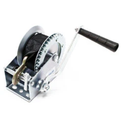 Treuil à Sangle Manuel De Halage Charge Max. 550kg 7m Tirant Rapport Transmision 4.1:1 Bateau Auto