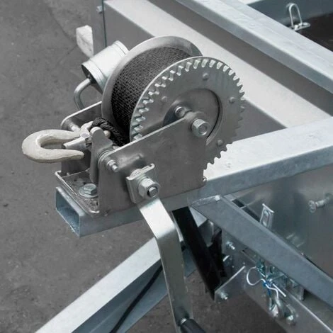 Treuil à Sangle Manuel De Halage Charge Max. 550kg 7m Tirant Rapport Transmision 4.1:1 Bateau Auto – Image 2
