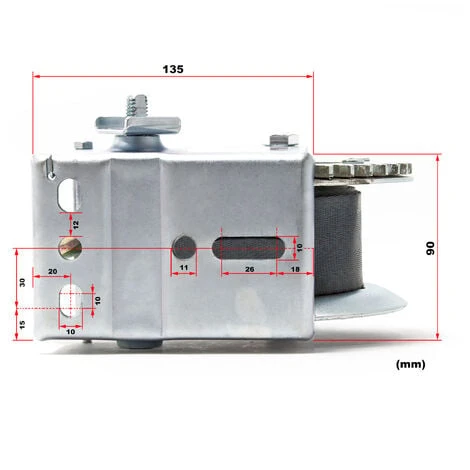 Treuil à Sangle Manuel De Halage Charge Max. 550kg 7m Tirant Rapport Transmision 4.1:1 Bateau Auto – Image 5