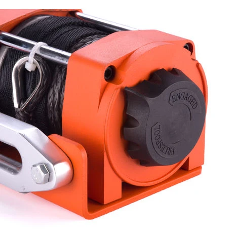 Treuil électrique RHINO 3000 Lb / 1360 Kg 12v - Corde Dyneema Synthétique Orange Robuste Avec Télécommande Sans Fil - Garantie 2 Ans – Image 2