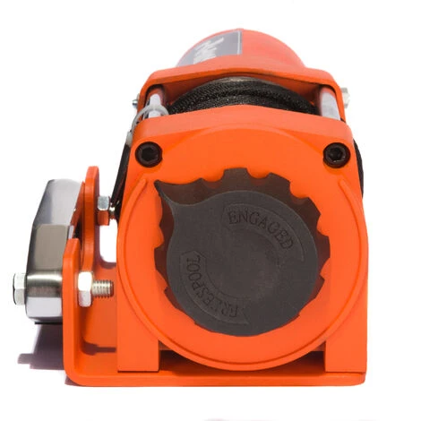 Treuil électrique RHINO 3000 Lb / 1360 Kg 12v - Corde Dyneema Synthétique Orange Robuste Avec Télécommande Sans Fil - Garantie 2 Ans – Image 3