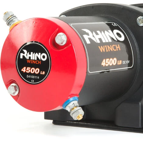 Treuil électrique RHINO 4500lb / 2040kg 12v - Câble D'acier Avec Télécommande Sans Fil - Garantie 2 Ans – Image 3