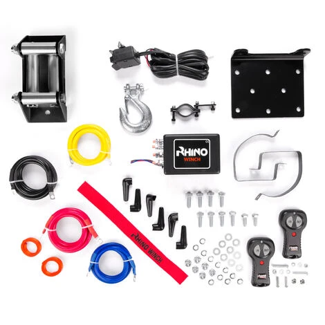Treuil électrique RHINO 4500lb / 2040kg 12v - Câble D'acier Avec Télécommande Sans Fil - Garantie 2 Ans – Image 5
