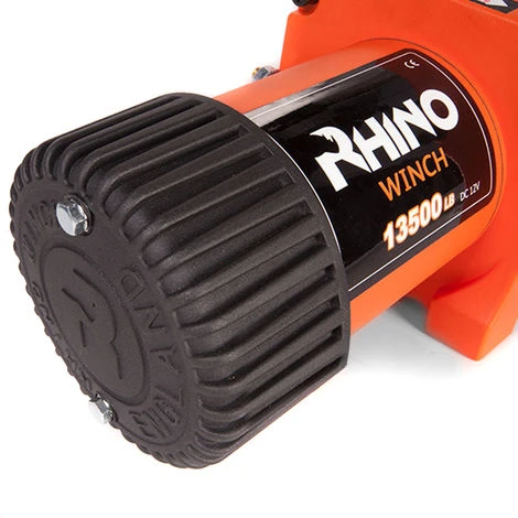 Treuil électrique RHINO 13500 Lb / 6125 Kg 12v - Corde Dyneema Synthétique Orange Robuste Avec Télécommande Sans Fil - Garantie 2 Ans – Image 5