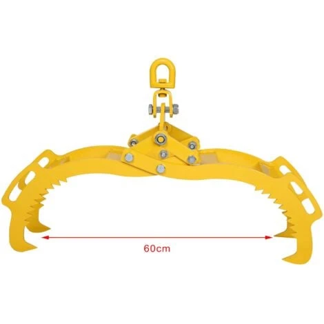Pince Forestière Pour Troncs Max. 600 Mm, Force 800 Kg, Pince De Levage, 4 Mandrins De Serrage – Image 3
