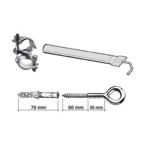 LOT ALTRAD DE 5 AMARRAGES COMPLET - LOT004B