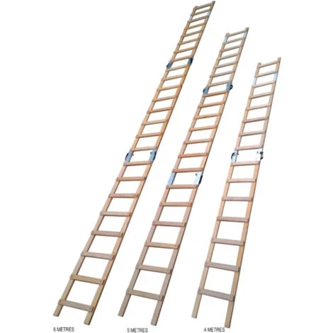 Echelle De Toit Modulable 5m - 3 Plans - Fabriquee En France