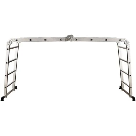 Varan Motors - DLM104 Echelle, Escabeau, Echafaudage Multi-fonctions En Alu De 4.60m, 16 échelons – Image 4