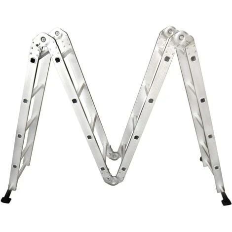 Varan Motors - DLM104 Echelle, Escabeau, Echafaudage Multi-fonctions En Alu De 4.60m, 16 échelons – Image 5