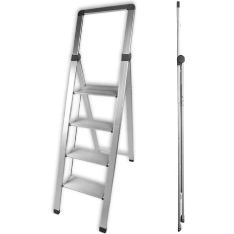 Escabeau 4 Marches Alu Pro Extra-slim