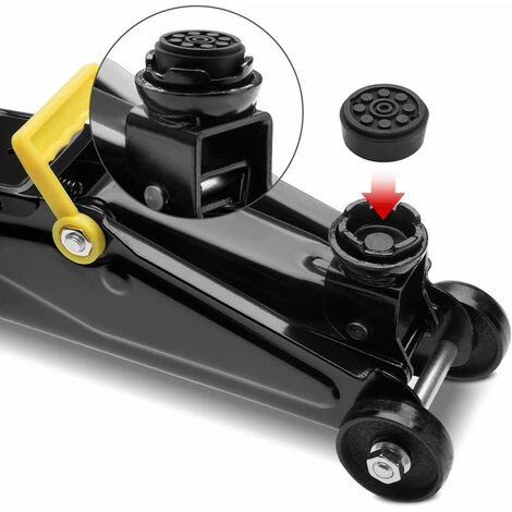 Deuba Cric Hydraulique 2 Tonnes Compact Et Puissant Patin En Caoutchouc Inclus Valise De Transport Incluse – Image 4