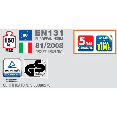 Echelle Transformable FACAL PRO 3x9 Haut. Travail Max. 7,80 M GENIA - G300-3 â Image 2