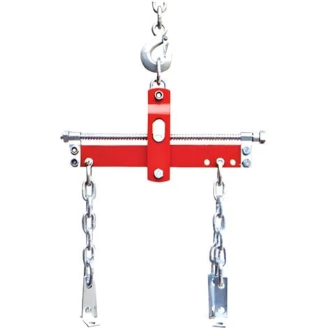 SET Chèvre D'atelier Grue De Levage 2T + Palonnier Equilibreur De Charge 907kg – Image 2