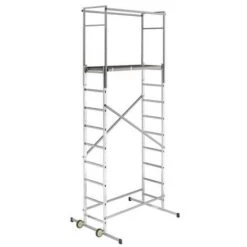 Hailo - Echafaudage Alu Hauteur Travail 4m50 - HOBBYSTEP H5