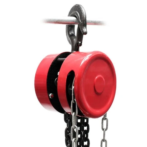 Palan à Chaîne 2t Longueur De Chaîne 3m Levage Simple De Charges Sylviculture Industrie Atelier – Image 4