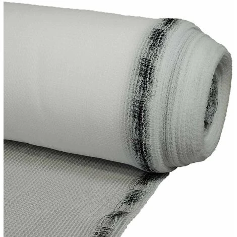 TECPLAST Filet D'échafaudage Blanc 3,07x50 M 50EC - Qualité PRO - Filet De Protection D'échafaudage Pour Chantier - Pare-gravats – Image 4