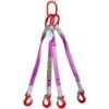 Elingue Sangle Ronde à 4 Brins 2100 Kg 1 Mètres Crochet à Oeillet