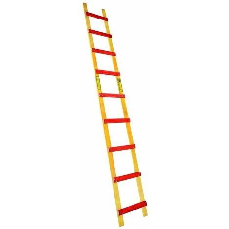 Echelle De Toit Bois 9 Marches Ht3m écartement Barreaux 33cm Centaure