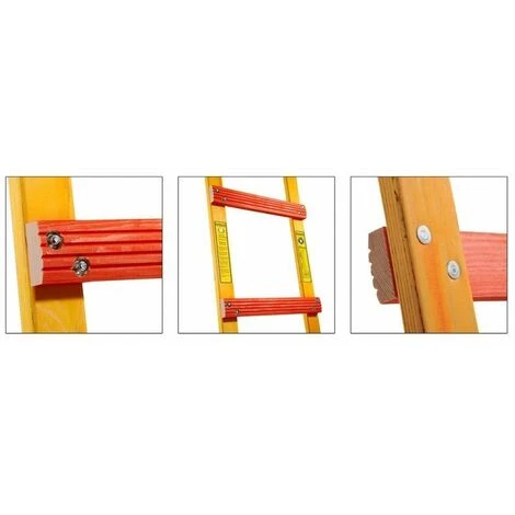 Echelle De Toit Bois 9 Marches Ht3m Ă©cartement Barreaux 33cm Centaure â Image 2