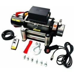 Varan Motors - SC12.0X Treuil électrique 12V 5443KG 4800W, Treuil à Câble Longueur 28m Ø9.1mm