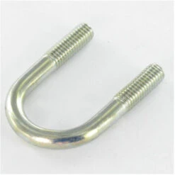 Étrier Acier Zingué Blanc Fond Rond PROF36 Tube 18 M6/16/16 Conditionnement: Unitaire