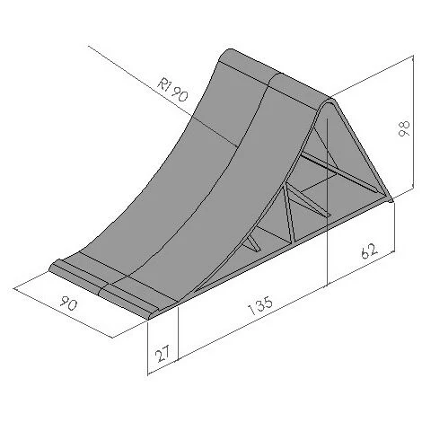 CALE AL-KO PLASTIQUE NOIR Long 224 Mm224x90x98 CHARGE 800KG 18038 – Image 2