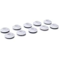 Lot De 10 Oeillets Auto Perforants Pour Bâches Blanc