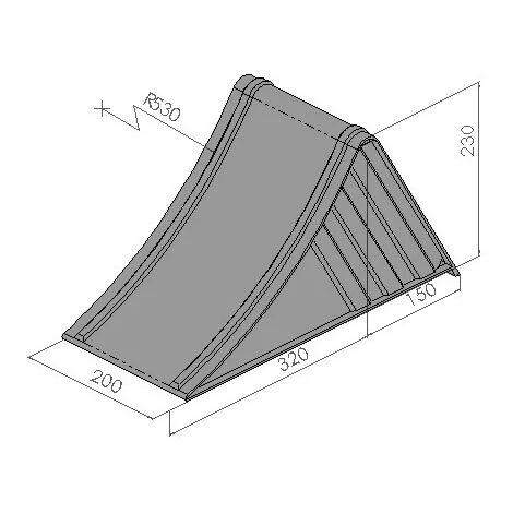 CALE AL-KO ZINGUÉE Long 470 X200 X230 MM- CHARGE 6,5T- 18054 – Image 2