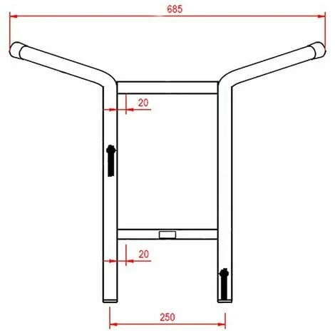Ecarteur De Facade / Ecarteur De Mur Monobloc - 5485 â Image 3