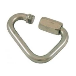 Maillon Rapide Delta Zingué - Diamètre : 4mm