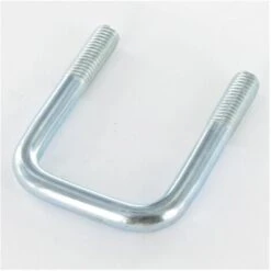 Étrier Acier Zingué Blanc Fond Droit Ou Plat 65/42/65 M10/25/25 Conditionnement: Unitaire