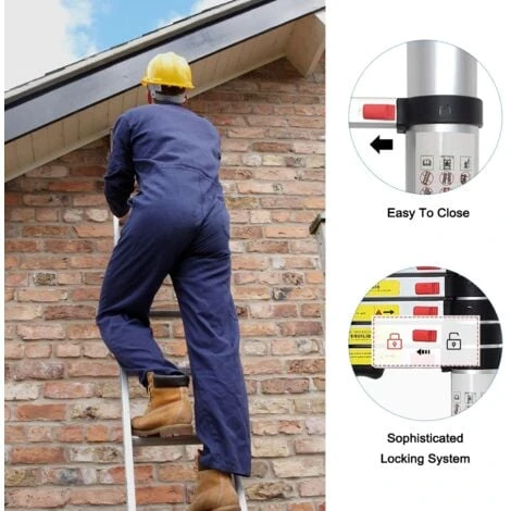 Échelle Multifonction, Escabeau, 3,8 Mètre(s), Barre Stabilisatrice, EN 131, Standards/Certifications: EN131 – Image 2