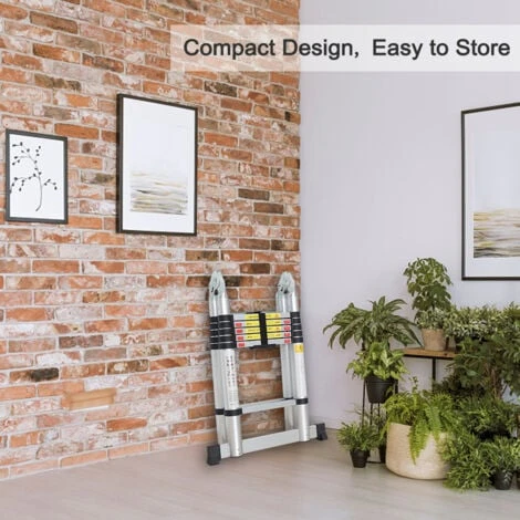 Échelle Multifonction, Escabeau, 3,8 Mètre(s), Barre Stabilisatrice, EN 131, Standards/Certifications: EN131 – Image 5