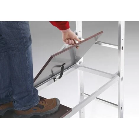 HAILO Echafaudage Aluminium Hobbystep H4 HAILO Hauteur De Travail 4 M – Image 3