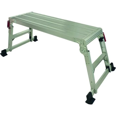 PLATEFORME DE TRAVAIL ALU. 132X57X48.5CM +STABILISATEURS DRAKKAR ĂQUIPEMENT 14876 â Image 2