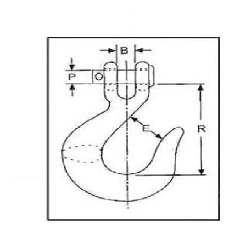 Varan Motors - PN047 Crochet à Chape 3/8'' Avec Linguet G43 6T – Image 2
