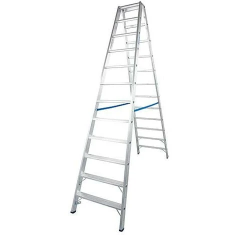 Echelle Double H De Travail 4,60 H Reelle 2,80 Longueur 3,04 Marches 2x12