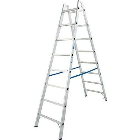 Echelle Double H De Travail 3,55 H D'echelle 1,95 2x7 Echelons