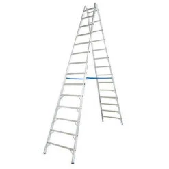 Echelle Double H De Travail 5,40 H D'echelle 3,75 2x14 Echelons