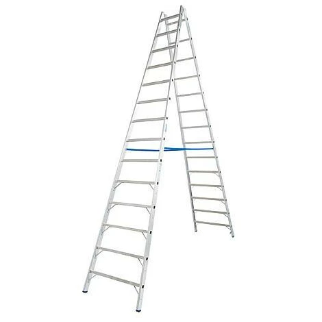 Echelle Double H De Travail 5,40 H D'echelle 3,75 2x14 Echelons
