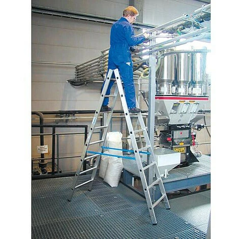 Echelle Double H De Travail 4,35 H D'echelle 2,75 2x10 Echelons – Image 2