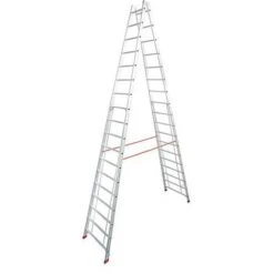 Echelle Double H De Travail 6,70 H Reelle 5,03 Longueur 5,20 Marches 2x18