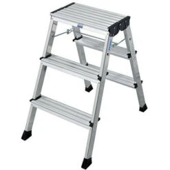 Echelle Double Pliante 'ROLLY' Haut 0,65 - H De Travail 2,65 2x3 Marches
